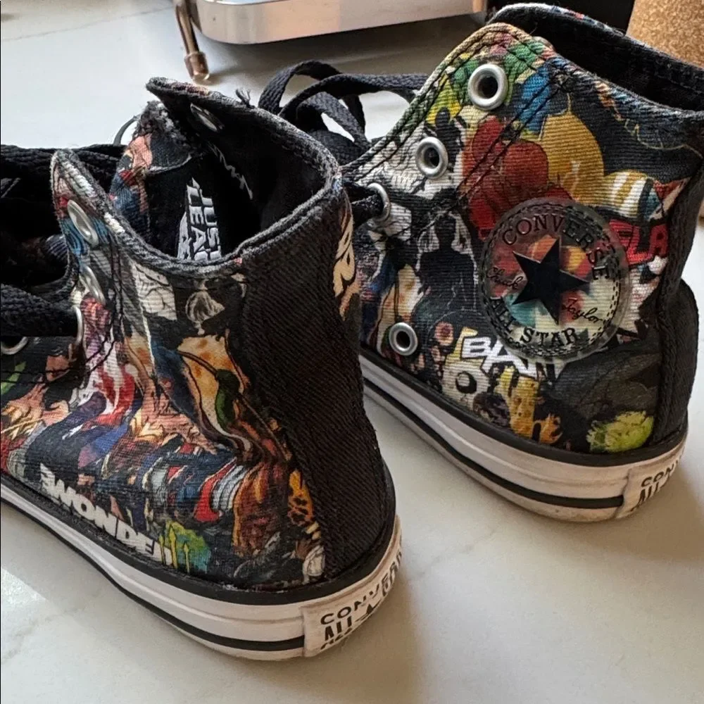 CONVERSE Comic Book High-Top Sneakers LIMITED EDITION justice league